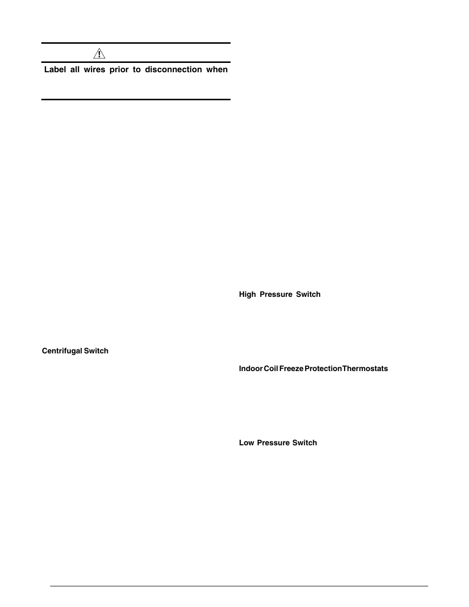 Warning | Reznor R6GP Unit Installation Manual User Manual | Page 20 / 48