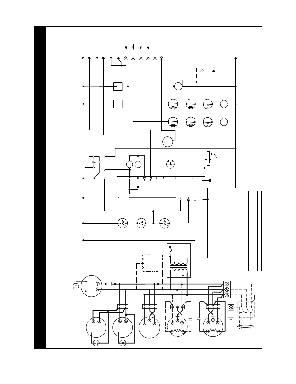 Wiring dia gram, 3 phase 60 hz, R6gp series 6-10t | Reznor R6GP Unit Installation Manual User Manual | Page 38 / 48
