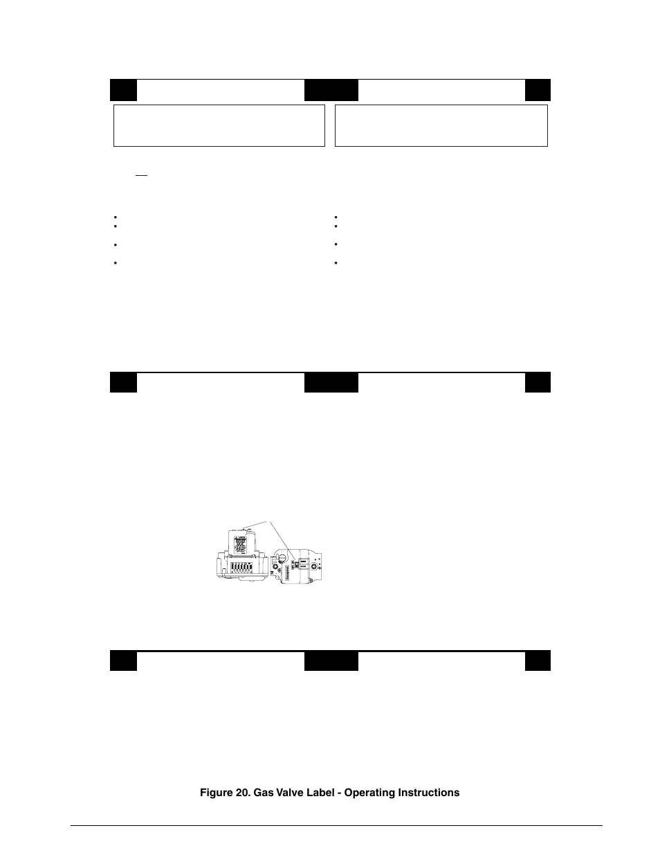 R6 gas valve information | Reznor R6GP Unit Installation Manual User Manual | Page 44 / 48