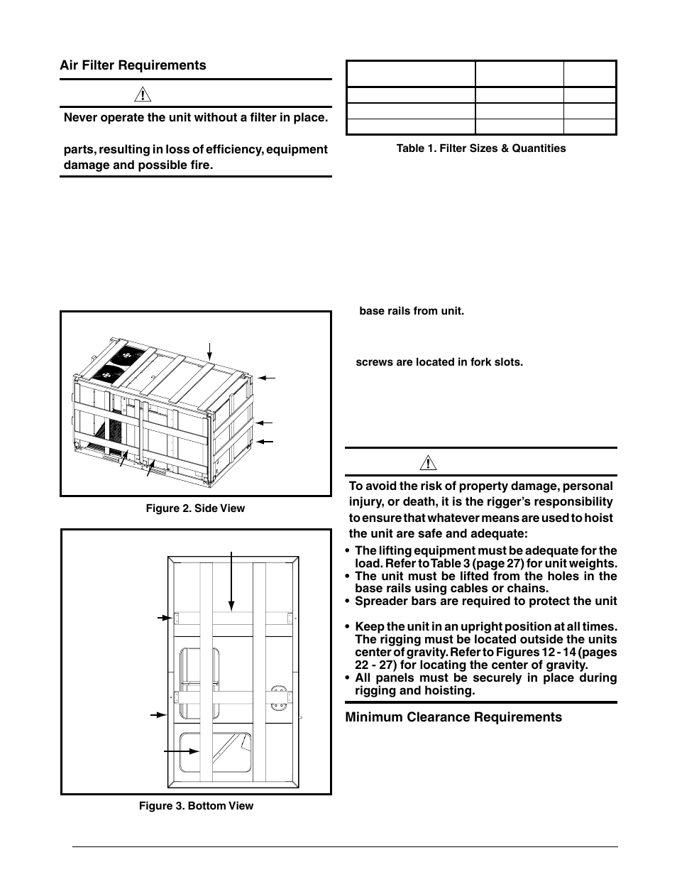 Warning | Reznor R6GP Unit Installation Manual User Manual | Page 8 / 48