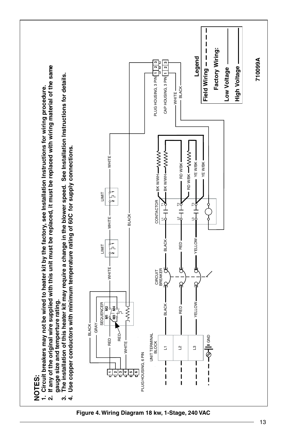 Reznor Q6SP Option - Installation - Elec Heating User Manual | Page 13 / 20