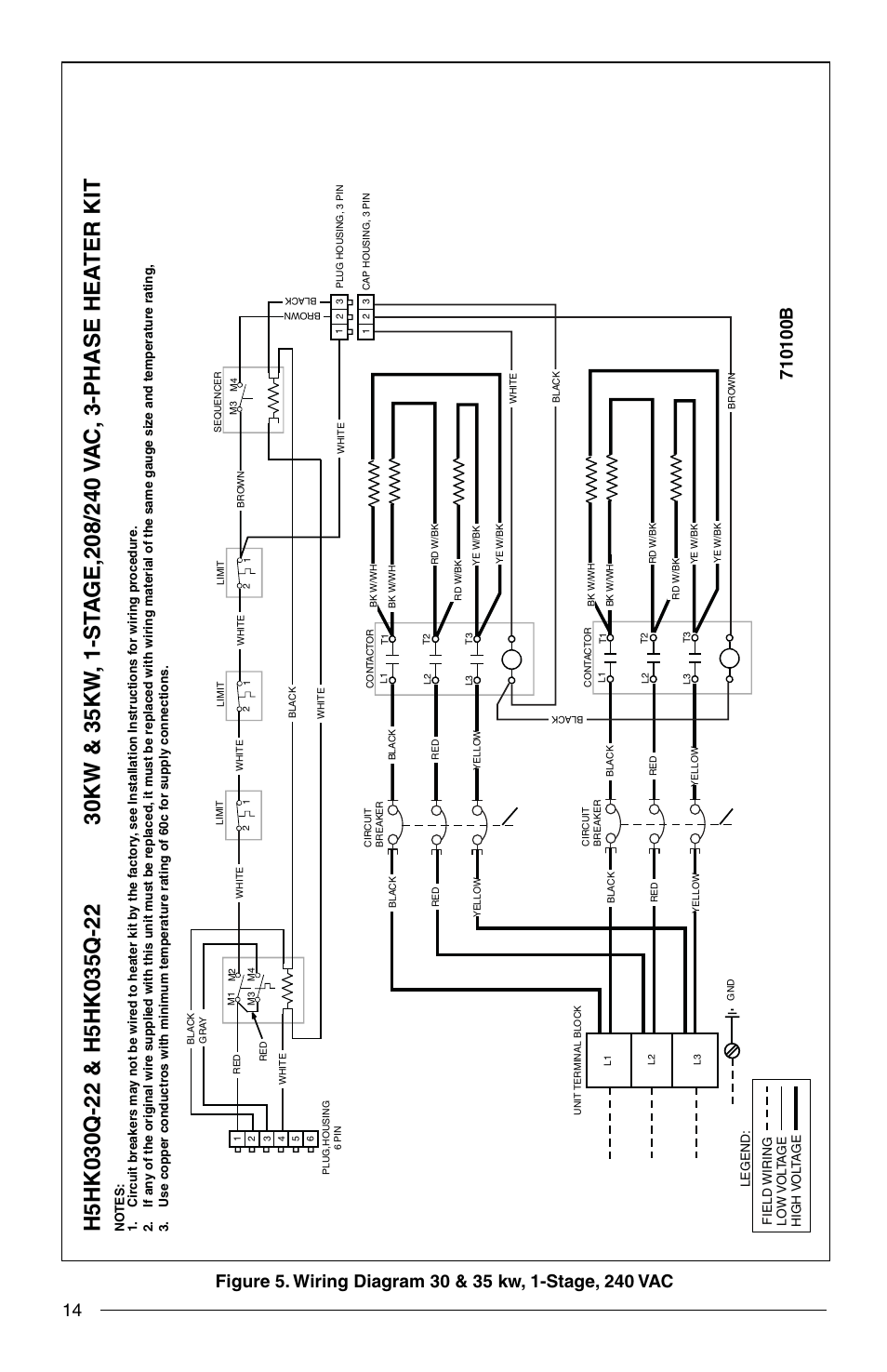 Reznor Q6SP Option - Installation - Elec Heating User Manual | Page 14 / 20