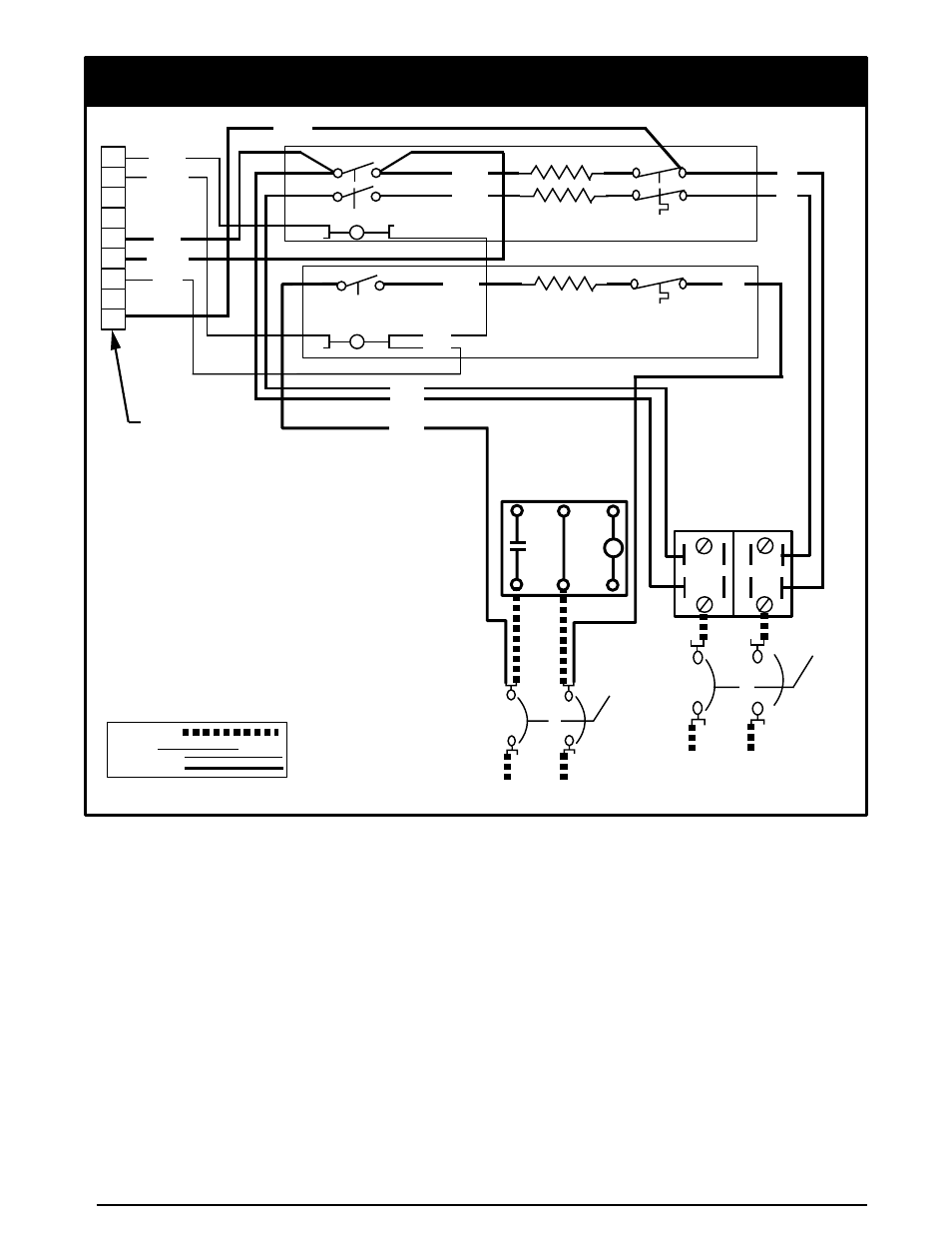 Wiring diagram, Compressor contactor | Reznor Q6SD Option - Installation - Elec Heating User Manual | Page 24 / 40