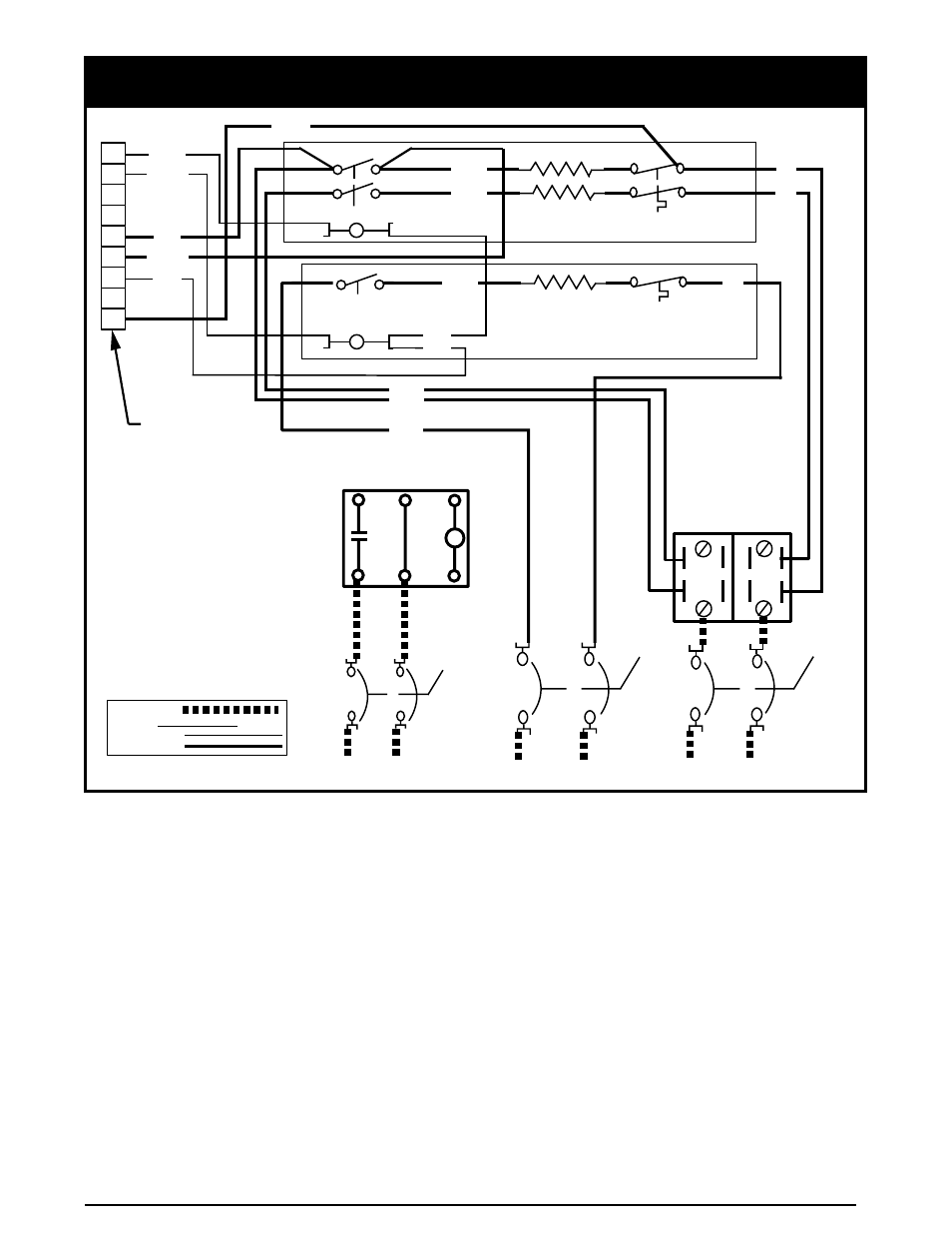 Wiring diagram, Compressor contactor | Reznor Q6SD Option - Installation - Elec Heating User Manual | Page 25 / 40