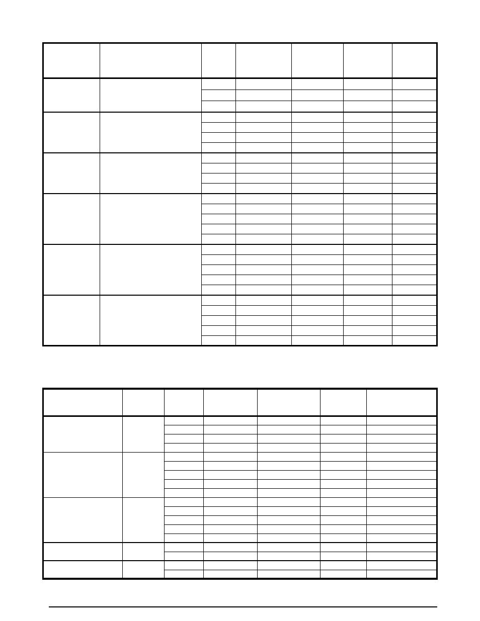 Heater kit cross references | Reznor Q6SD Option - Installation - Elec Heating User Manual | Page 6 / 40