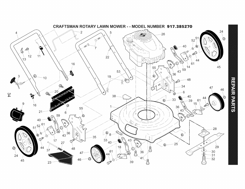 Craftsman 917.385270 User Manual | Page 34 / 44