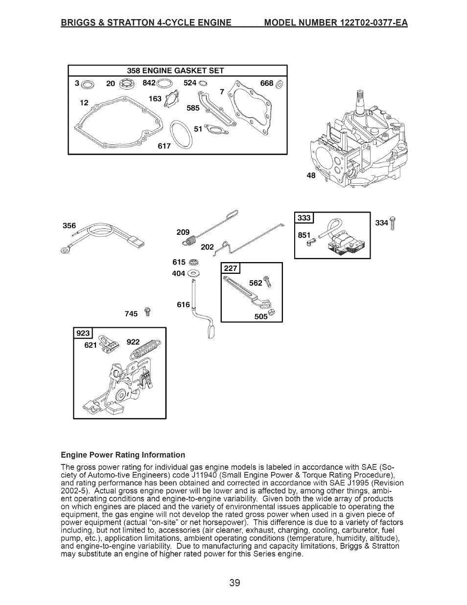 Craftsman 917.385270 User Manual | Page 39 / 44