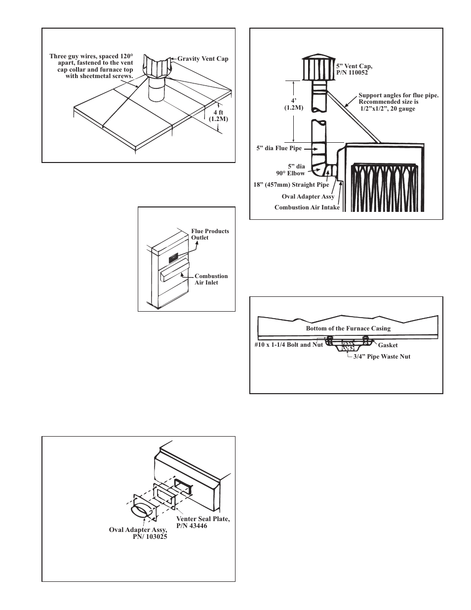 Condensate drain, Duct connections, Optional vertical flue discharge | 8c. venting - power vented, outdoor models, 9a. indoor models xe/hxe, 9b. outdoor model series crgb and rpb | Reznor XE Unit Installation Manual User Manual | Page 14 / 45