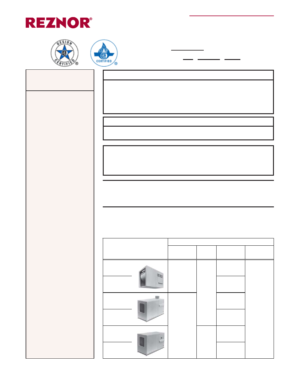 Adjusting blower speed 24, General, Applies to : model series xe, crgb, rpb | Packaged duct furnace assemblies, Installation / operation / maintenance | Reznor XE Unit Installation Manual User Manual | Page 2 / 45