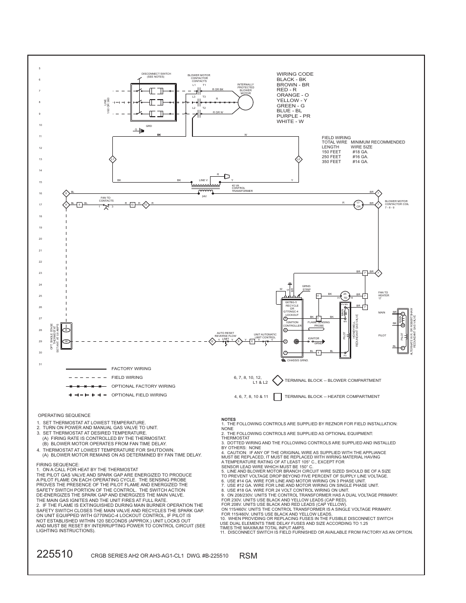 Typical wiring diagrams (cont'd), Form i-xe/crgb/rpb, page 20 | Reznor XE Unit Installation Manual User Manual | Page 21 / 45