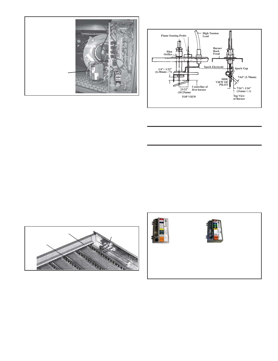 Burners, Carryover system, Direct digital control system | Ignition controller, Pilot and ignition systems, Burners carryover system, Burners and carryover system | Reznor XE Unit Installation Manual User Manual | Page 30 / 45