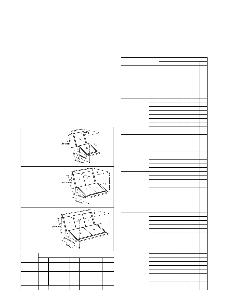 Optional filter rack and filters | Reznor XE Unit Installation Manual User Manual | Page 38 / 45