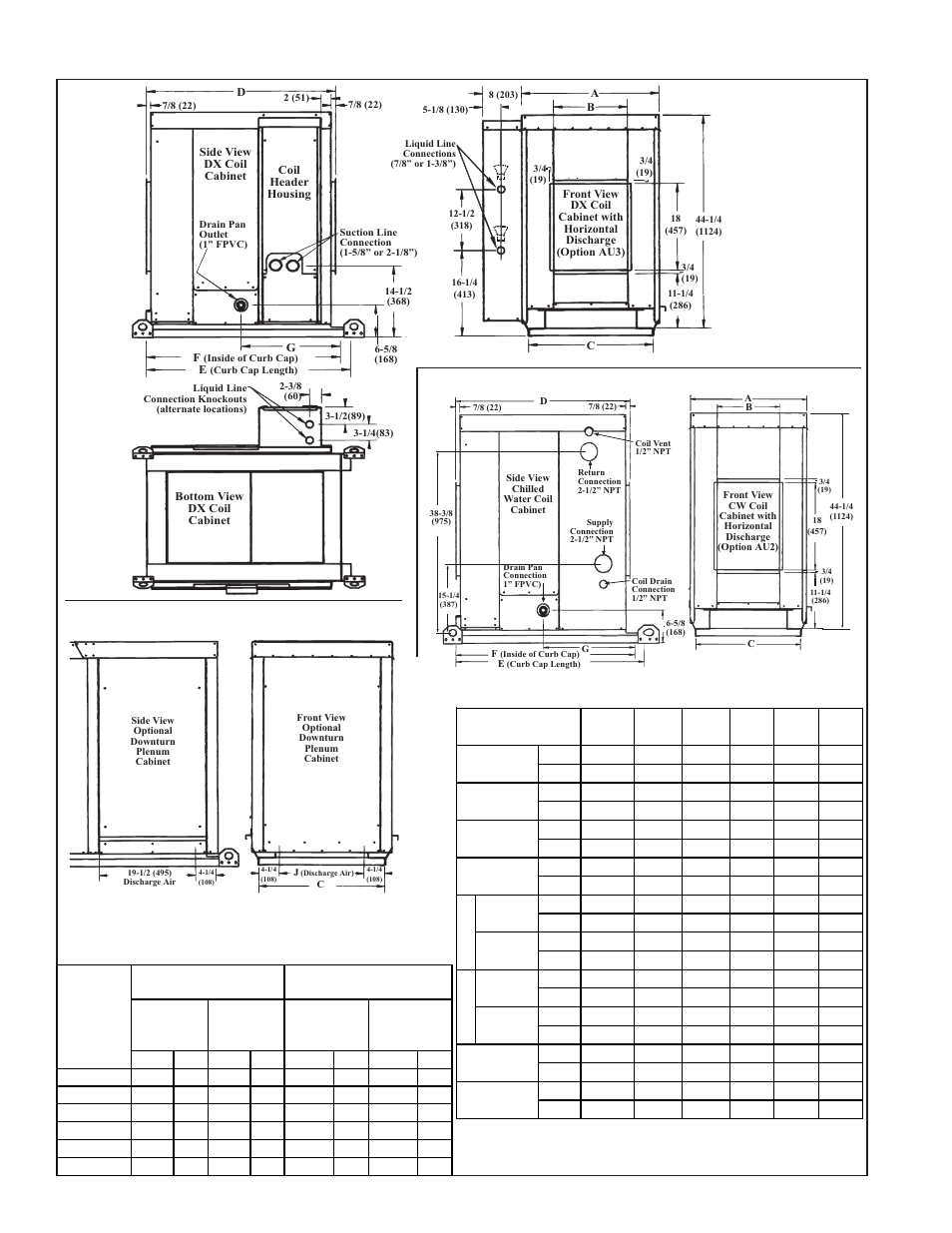 Dimensions (cont'd) | Reznor XE Unit Installation Manual User Manual | Page 7 / 45