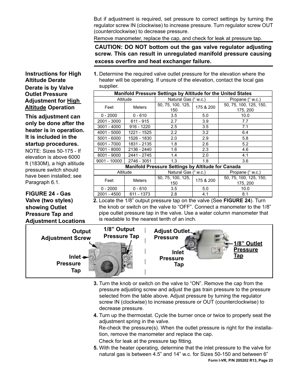 Reznor VR Unit Installation Manual User Manual | Page 24 / 49