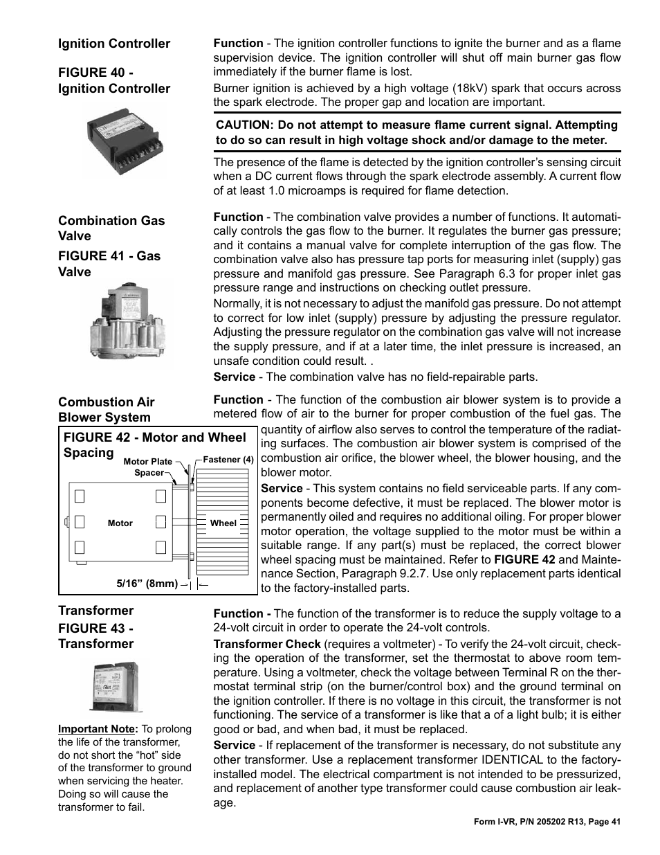 Reznor VR Unit Installation Manual User Manual | Page 42 / 49