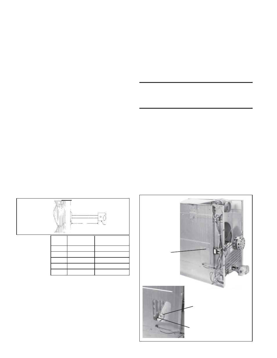 Venter motor, Operating gas valve, Fan and limit controls | Vent system, Fan or blower (cont'd) | Reznor BE Unit Installation Manual User Manual | Page 27 / 29