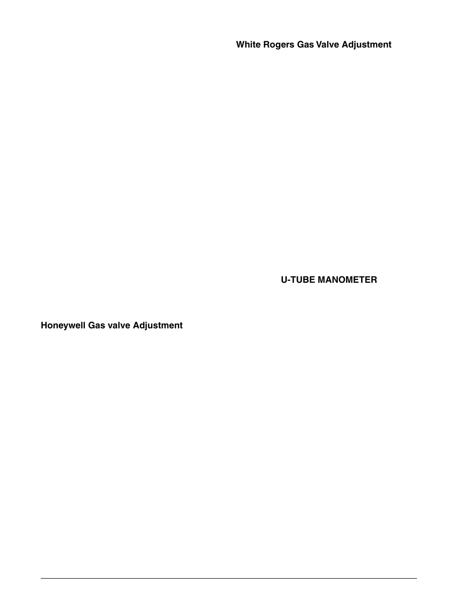 Checking the manifold pressure, Adjusting the manifold pressure, Removing the pressure gauge u-tube manometer | Completing the conversion | Reznor R6GP Option - Installation - LP Conv User Manual | Page 5 / 8