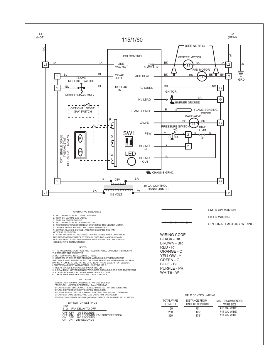 Typical wiring diagram | Reznor SFT Unit Installation Manual User Manual | Page 16 / 25