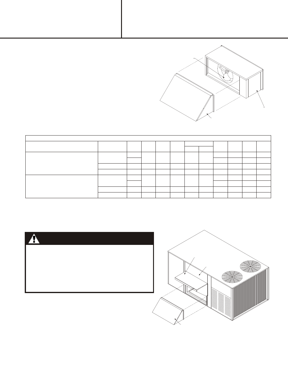 Reznor P6SP Option - Installation - Power Exhaust - Light Commercial User Manual | 5 pages