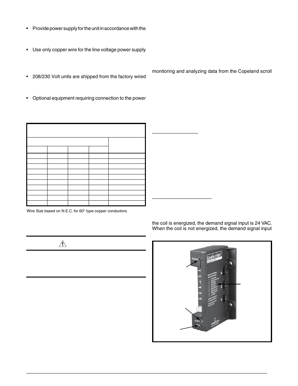 Warning | Reznor JS4BD (1ph) Unit Installation Manual User Manual | Page 5 / 20