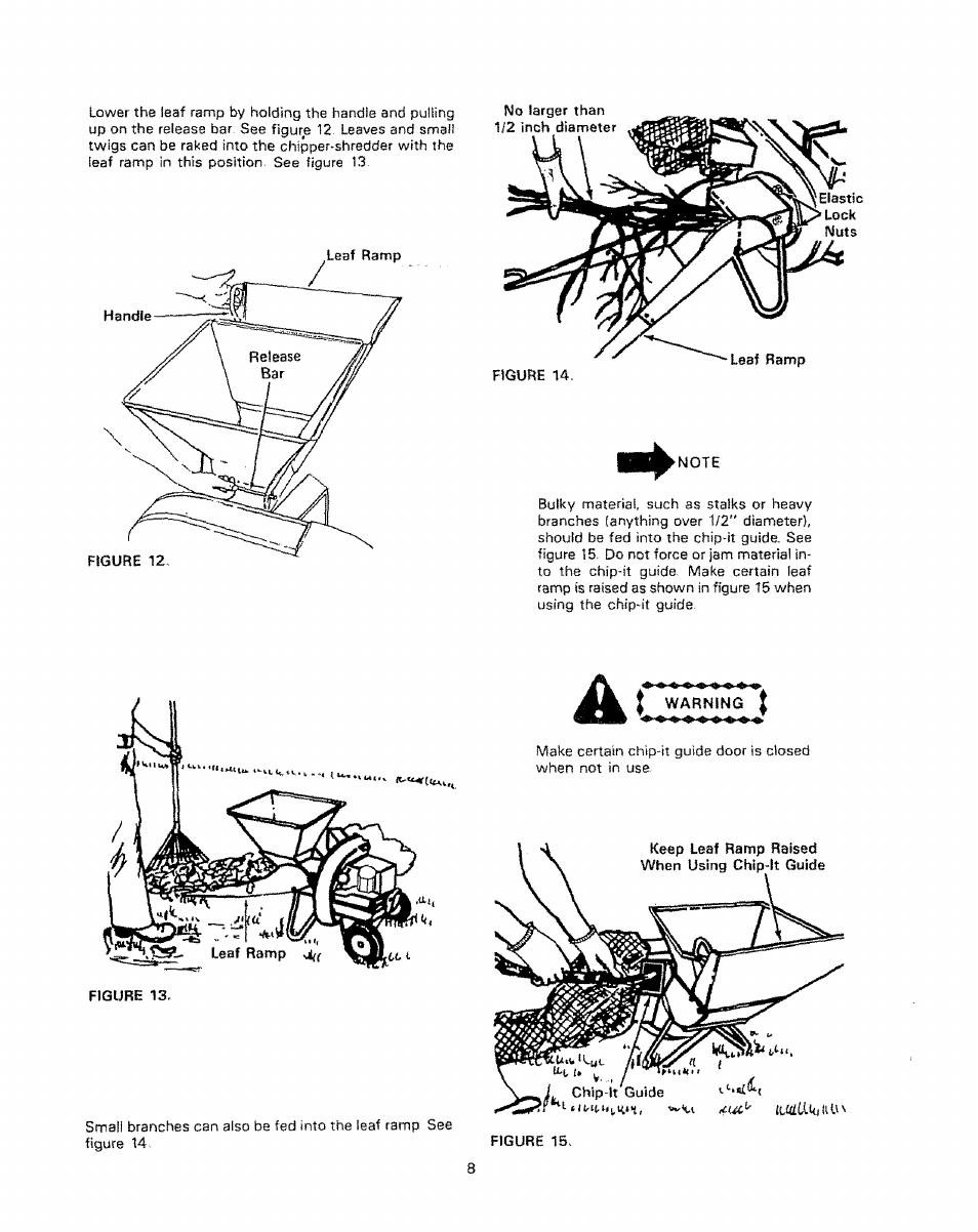 Note, I warning | Craftsman 247.796890 User Manual | Page 8 / 20