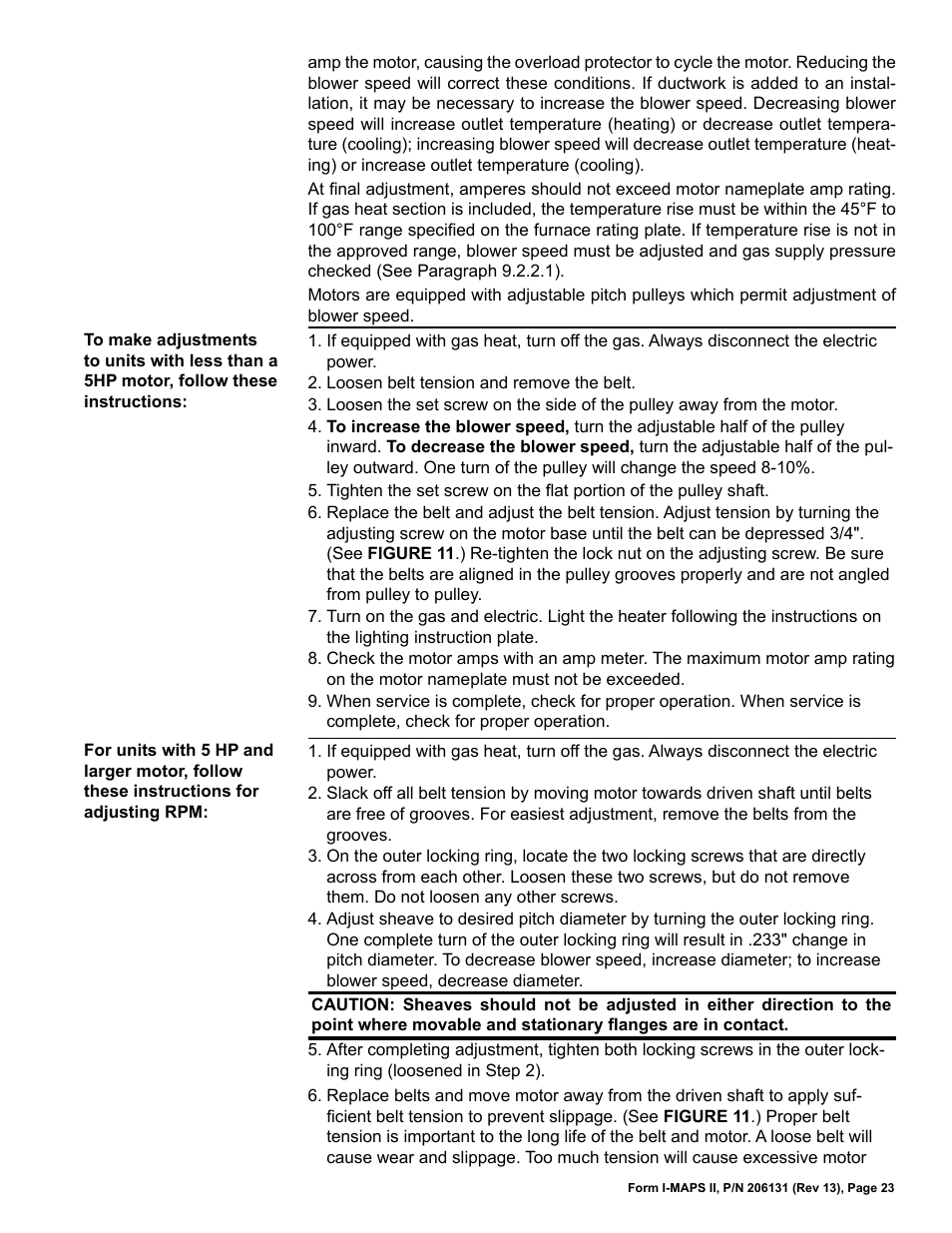 Reznor MAPS II Unit Installation Manual User Manual | Page 23 / 64