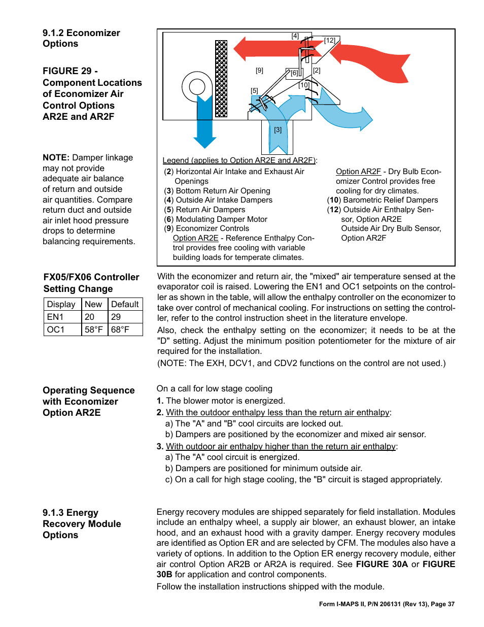 Reznor MAPS II Unit Installation Manual User Manual | Page 37 / 64