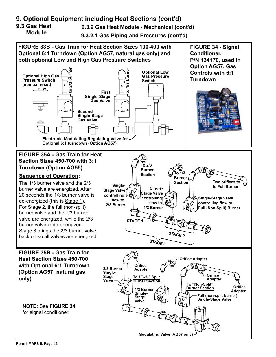 3 gas heat module | Reznor MAPS II Unit Installation Manual User Manual | Page 42 / 64