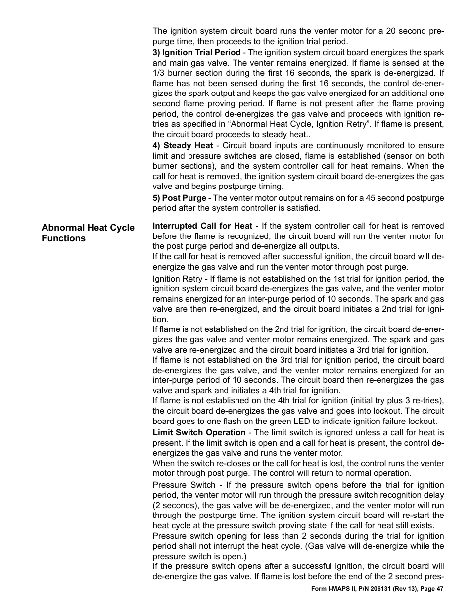 Reznor MAPS II Unit Installation Manual User Manual | Page 47 / 64