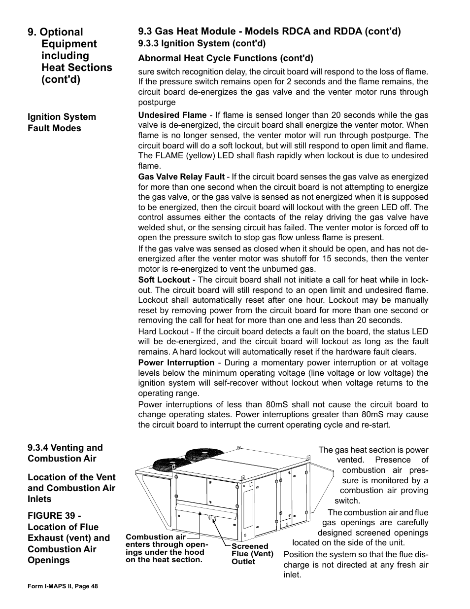 Reznor MAPS II Unit Installation Manual User Manual | Page 48 / 64