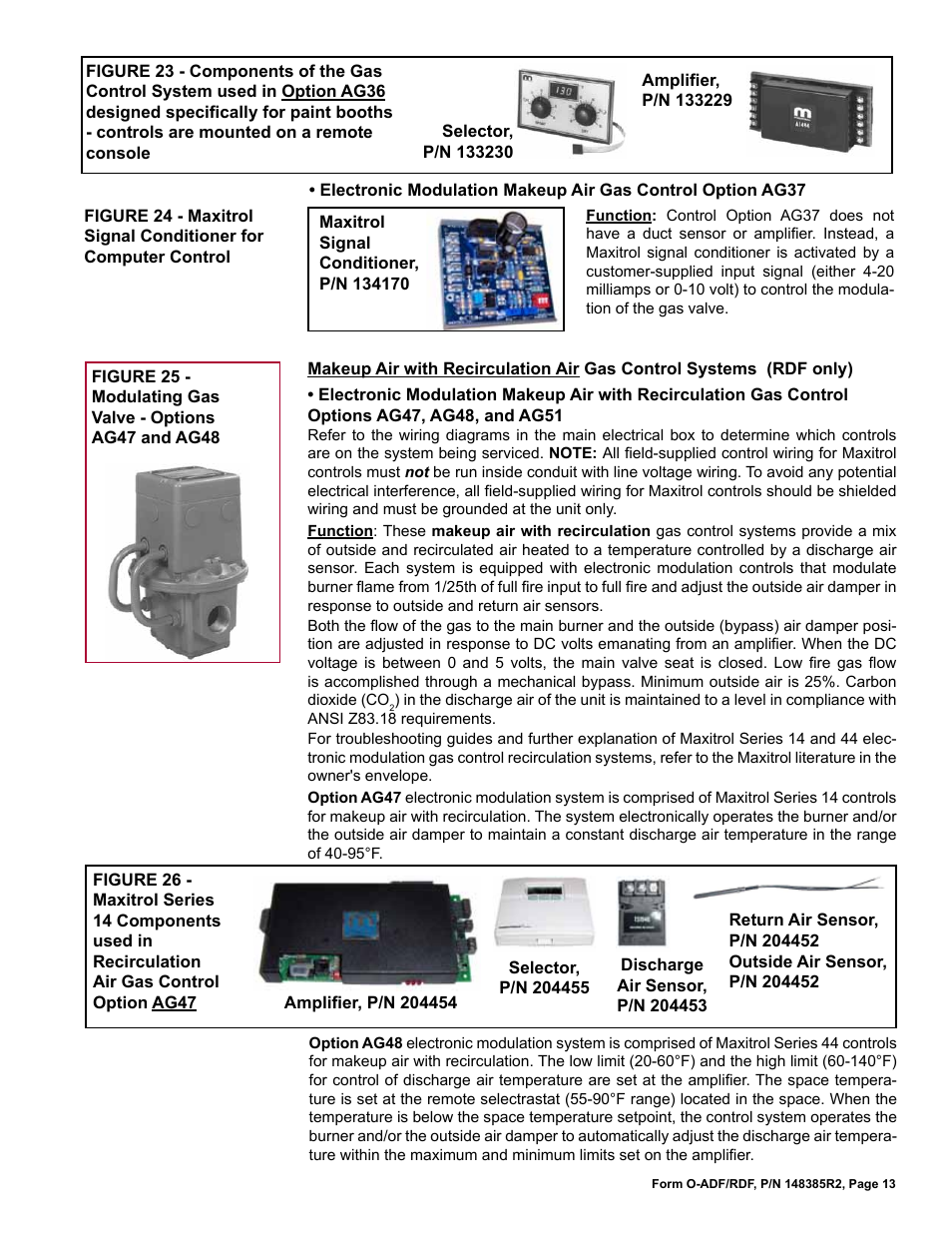 Reznor ADFH Operation Manual User Manual | Page 13 / 20