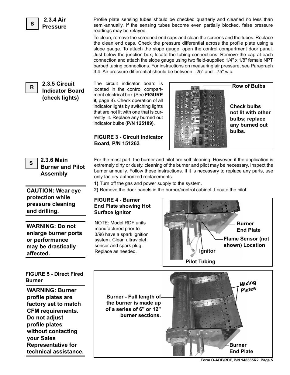 Reznor ADFH Operation Manual User Manual | Page 5 / 20