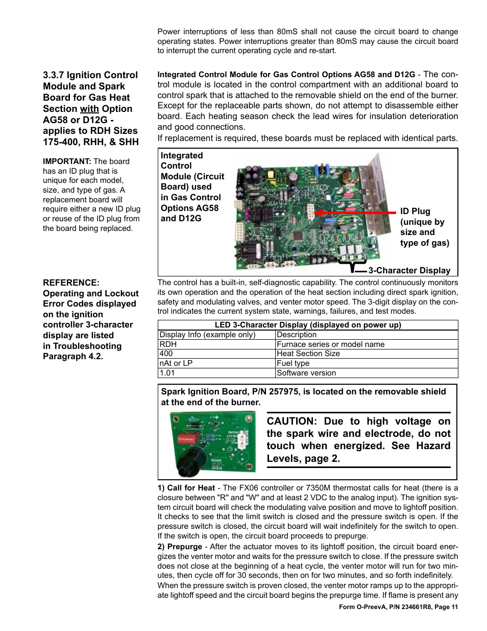 Reznor PDH Operation Manual PreevA User Manual | Page 11 / 40