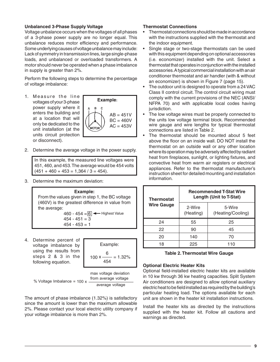 Reznor S5BP Users Manual User Manual | Page 9 / 20