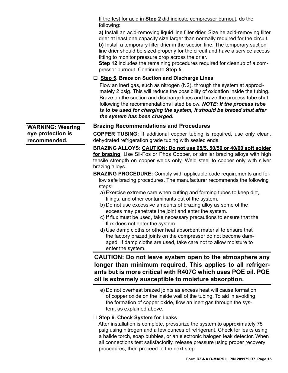 Reznor MAPSII Series REDA Users Manual User Manual | Page 15 / 28