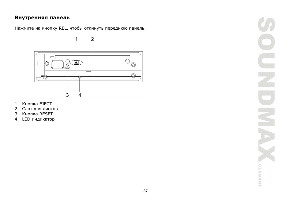 SoundMax SM-CMD2026 User Manual | Page 37 / 54