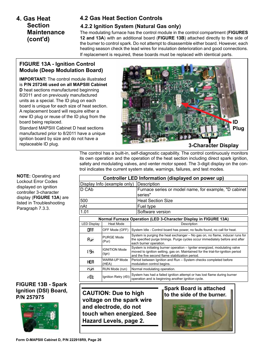 Reznor MAPS III, Cabinet D RECB Users Manual User Manual | Page 26 / 44