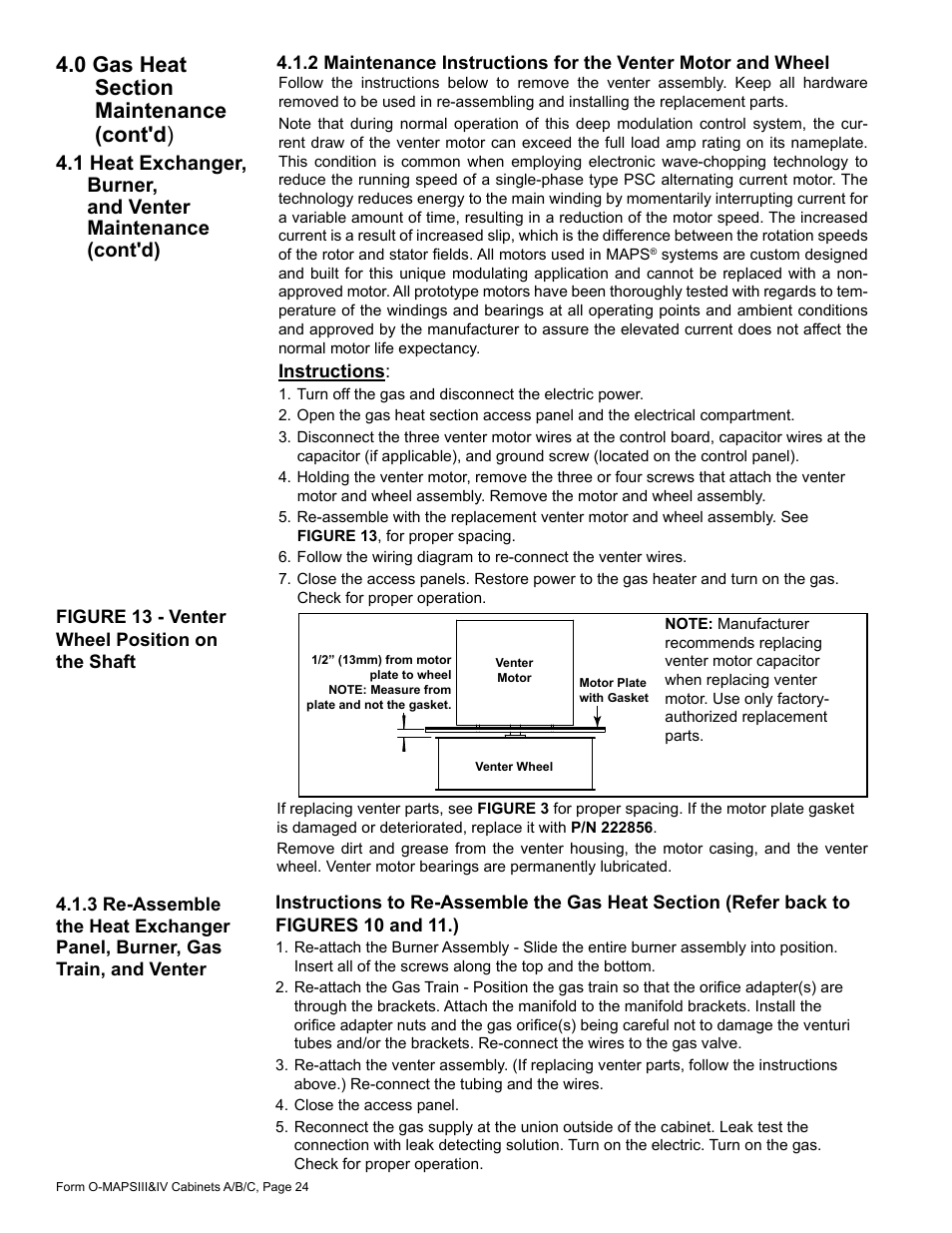 Reznor MAPS - A,B,C Users Manual User Manual | Page 24 / 40