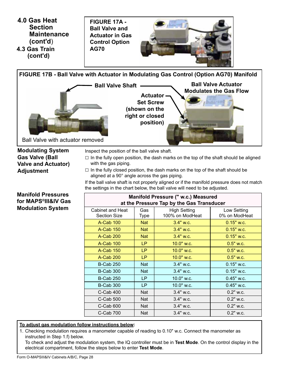 3 gas train (cont'd) | Reznor MAPS - A,B,C Users Manual User Manual | Page 28 / 40
