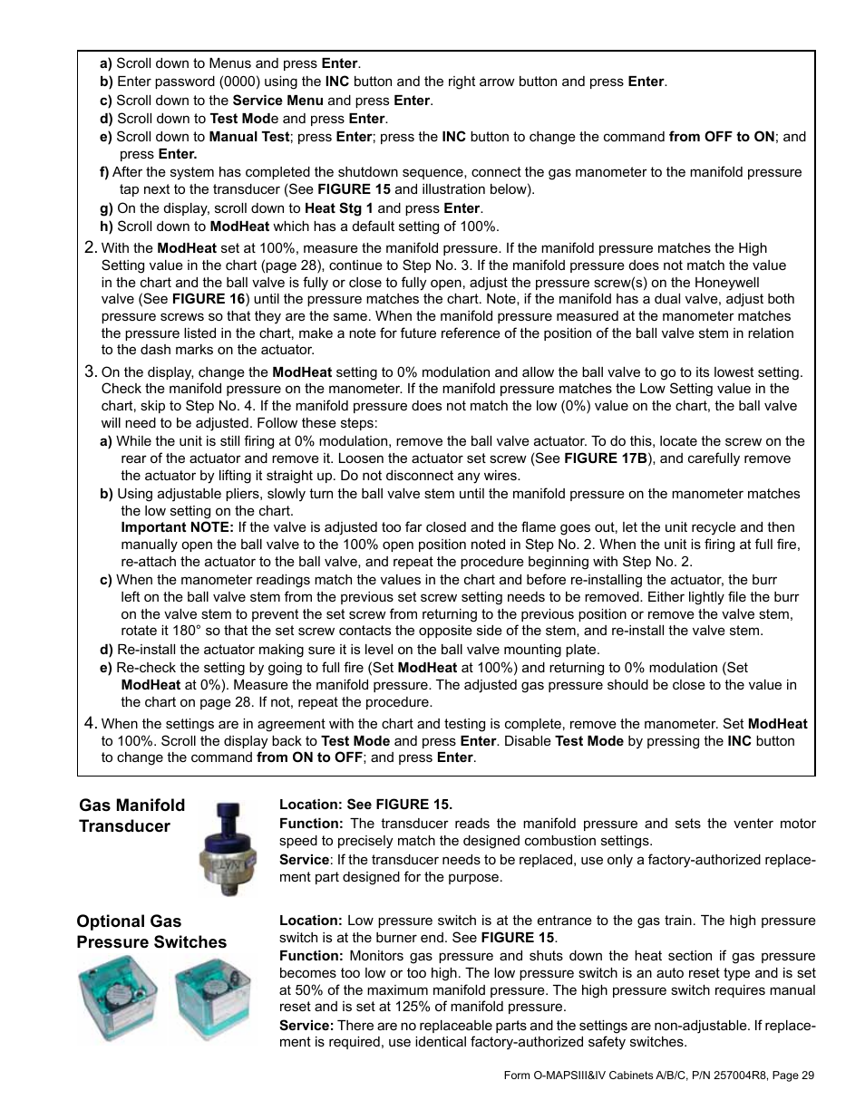 Reznor MAPS - A,B,C Users Manual User Manual | Page 29 / 40