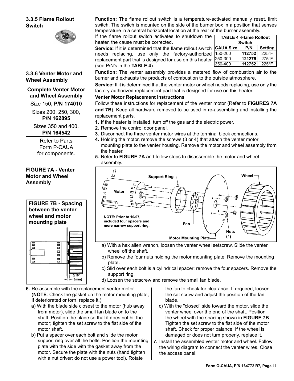 Reznor CAUA Users Manual User Manual | Page 11 / 16