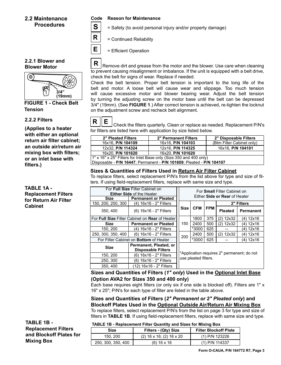 Reznor CAUA Users Manual User Manual | Page 3 / 16