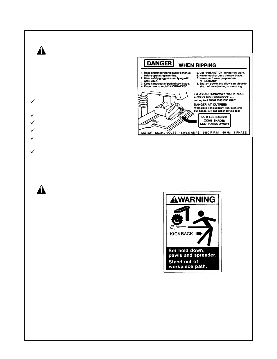 Ripping | Craftsman 509347 User Manual | Page 34 / 48