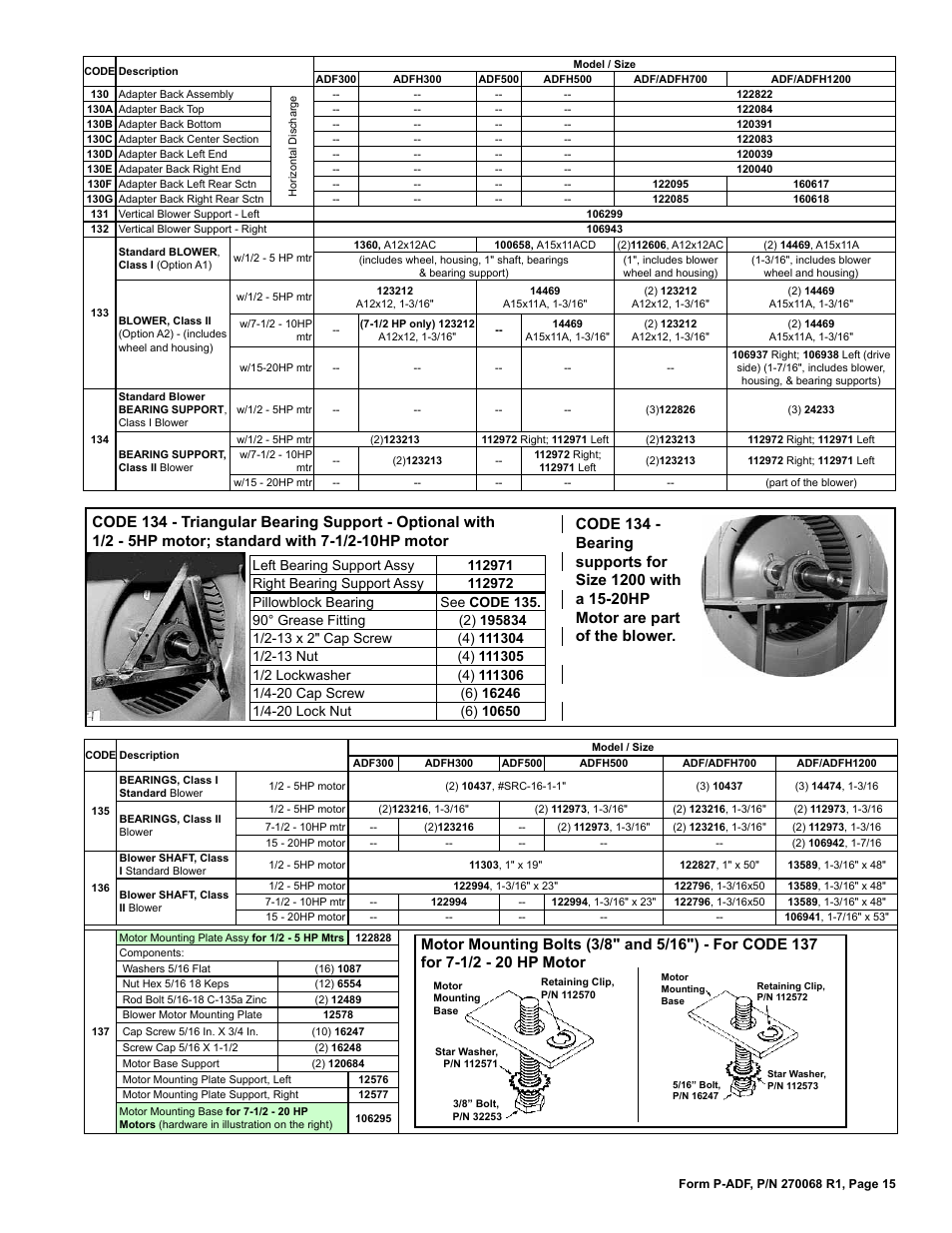 Reznor ADFH Parts Manuals User Manual | Page 15 / 20
