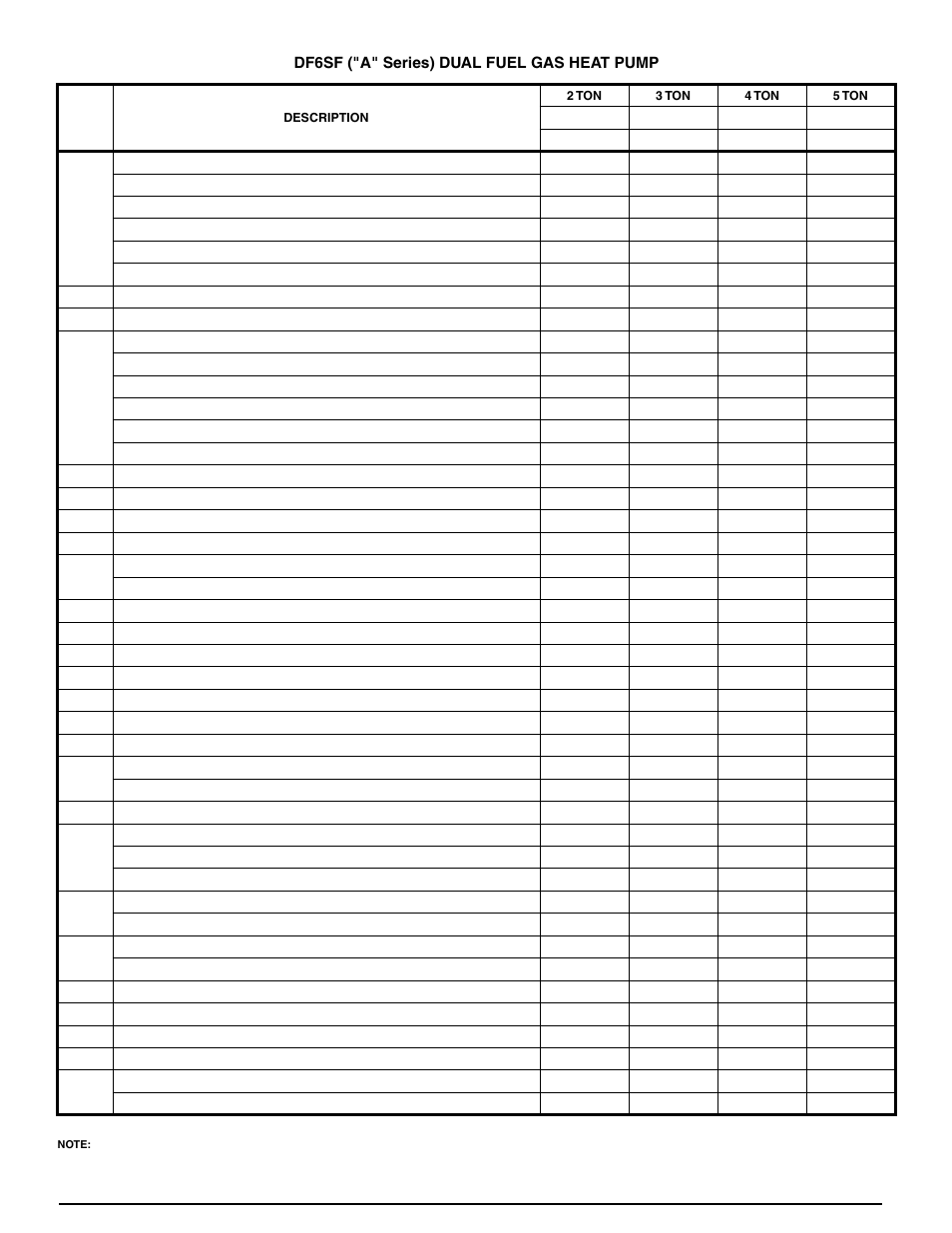 Reznor DF6SF Parts Manuals User Manual | Page 3 / 8