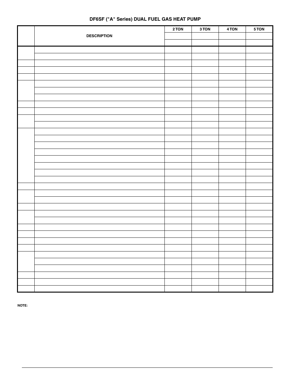 Reznor DF6SF Parts Manuals User Manual | Page 4 / 8