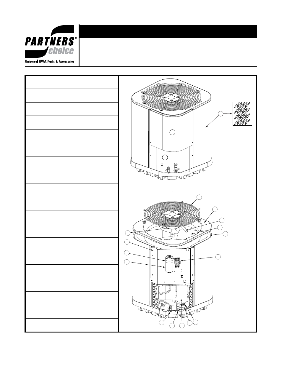 Reznor JS4BD - 208/230-3 Parts Manuals User Manual | 2 pages