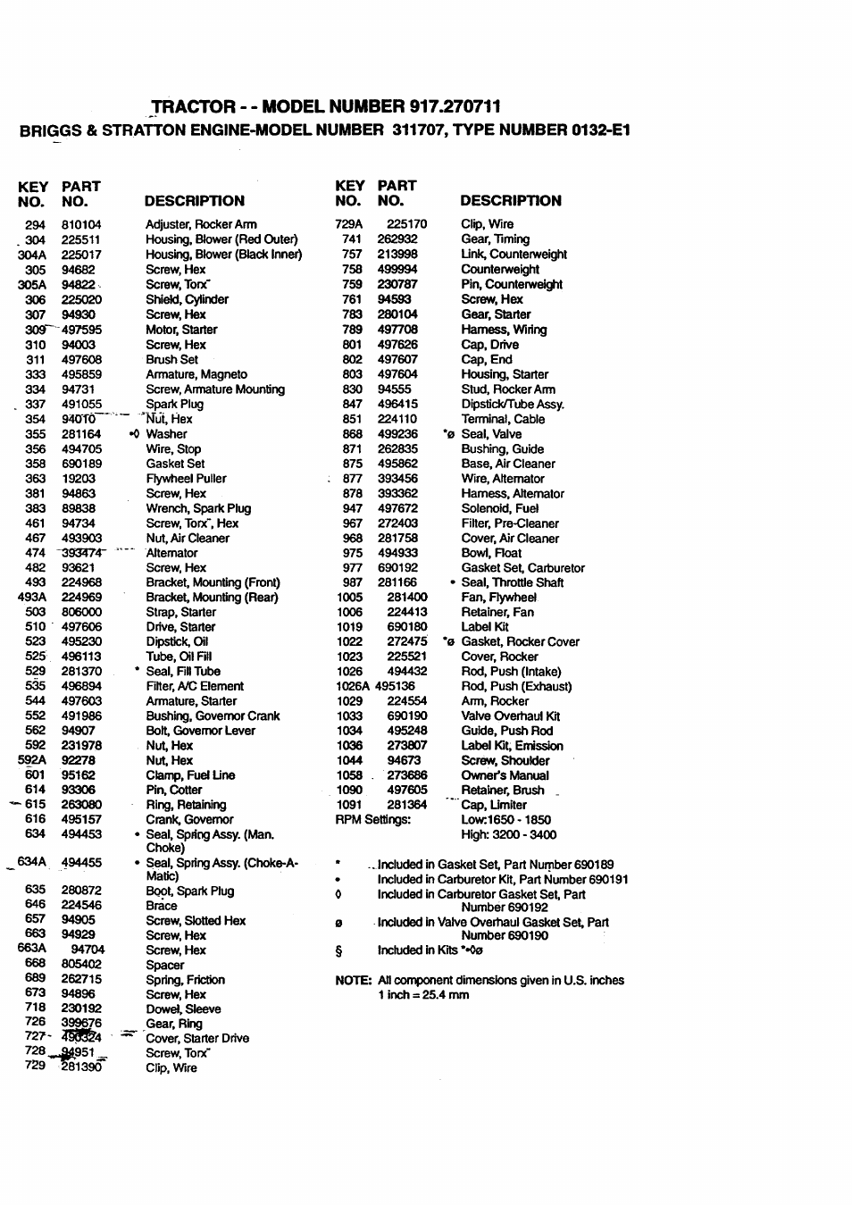 Craftsman 917.270711 User Manual | Page 57 / 64