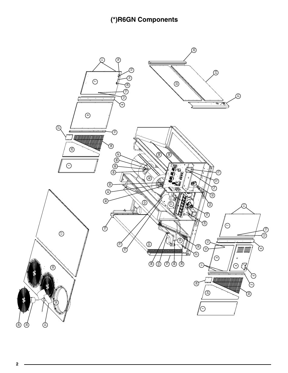 R6gn components | Reznor R6GN Parts Manuals User Manual | Page 2 / 8