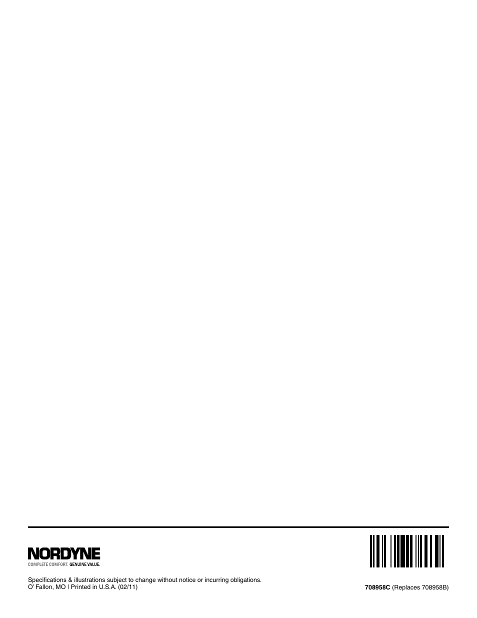 Reznor R6GN Parts Manuals User Manual | Page 8 / 8